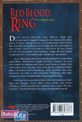 Cover Belakang Buku Red Blood Ring - Cincin Semerah Darah