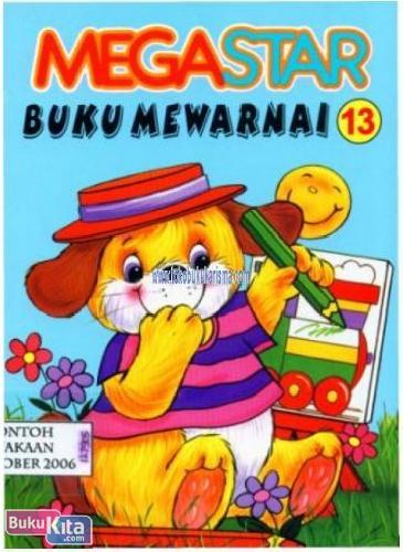 Cover Buku Mega Star Buku Mewarnai 13