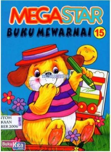 Cover Buku Mega Star Buku Mewarnai 15