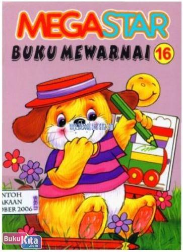 Cover Buku Mega Star Buku Mewarnai 16