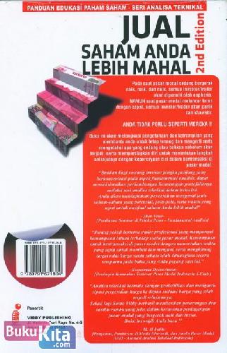 Cover Belakang Buku Jual Saham Anda Lebih Mahal 2nd Edition