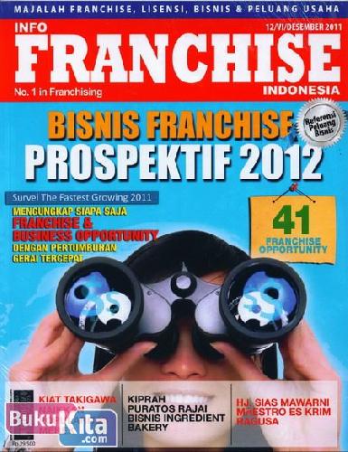 Cover Buku Majalah Info Franchise Indonesia No. 1 in Franchising #12 - Desember 2011