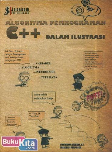 Cover Buku Algoritma Pemrograman C++ Dalam Ilustrasi