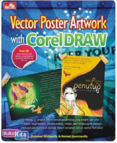 Cover Buku Vector Poster Artwork with CorelDraw (full color)