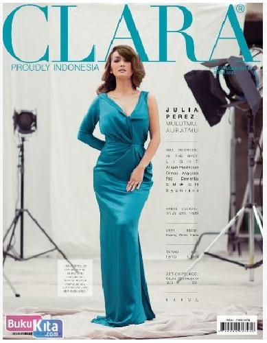 Cover Buku Majalah CLARA Proudly Indonesia - Desember 2011