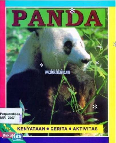 Cover Buku MEMAHAMI TENTANG SATWA PANDA