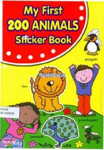 Cover Buku MY FIRST 200 ANIMALS STICKER BOOK