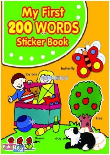 Cover Buku MY FIRST 200 WORDS STICKER BOOK