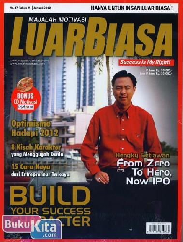 Cover Buku Majalah Motivasi Luar Biasa no. 37 - Januari 2012