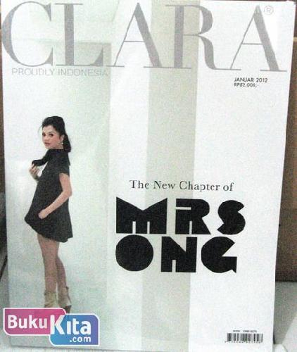 Cover Buku Majalah CLARA Proudly Indonesia - Januari 2012