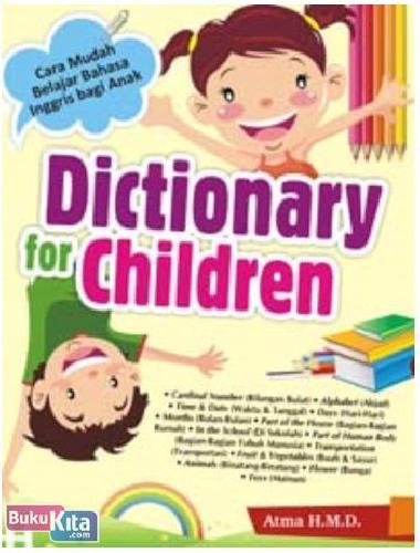 Cover Buku Dictionary for Children