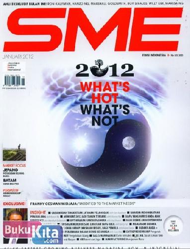 Cover Buku Majalah SME & Entrepreneurship Magazine - Januari 2012