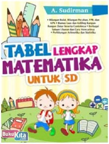 Cover Buku Tabel Lengkap Matematika Untuk SD
