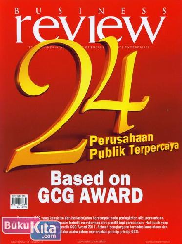 Cover Buku Majalah Business Review #10 - Januari 2012