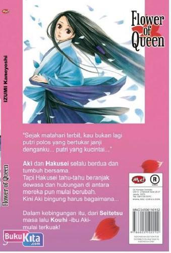 Cover Belakang Buku Flower of Queen 3