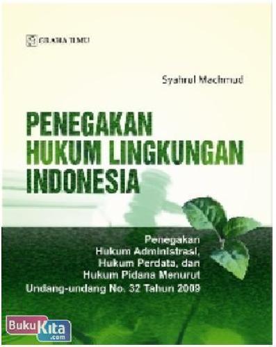 Cover Buku Penegakan Hukum Lingkungan Indonesia