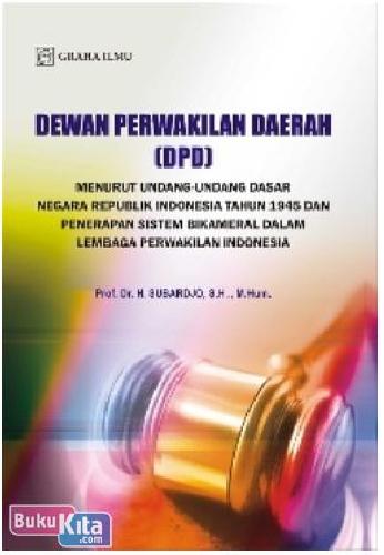 Cover Buku Dewan Perwakilan Derah (DPD)