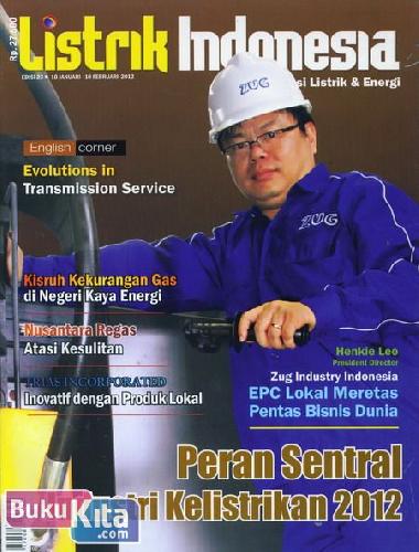 Cover Buku Majalah Listrik Indonesia #23 | 10 Januari - 10 Februari 2012