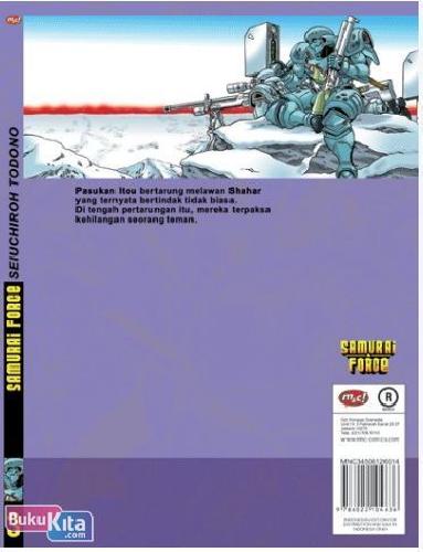 Cover Belakang Buku Samurai Force 3