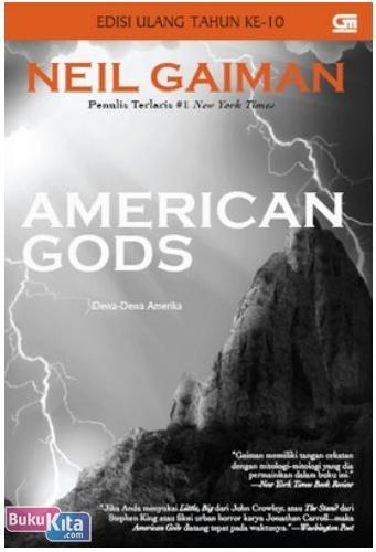 Cover Buku American Gods - Dewa-Dewa Amerika