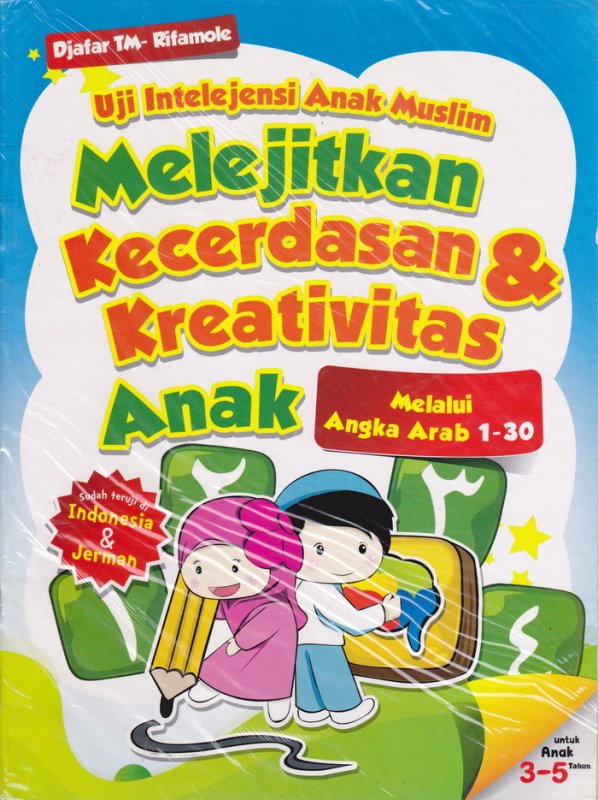 Cover Buku Uji Intelejensi Anak Muslim : Melejitkan Kecerdasan & Kreativitas Anak melalui Angka Arab 1-30 (Disc 50%)