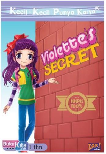 Cover Buku Kkpk : Violettes Secret
