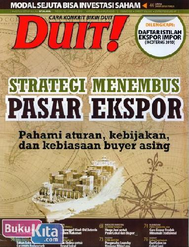 Cover Buku Majalah Duit! No. 01 - Januari 2012