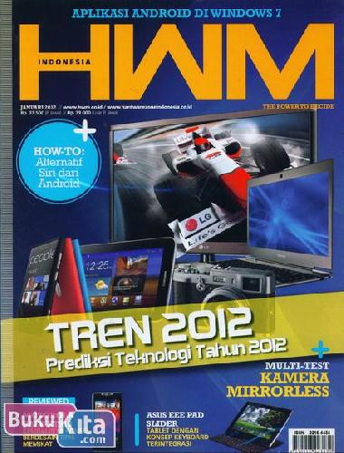 Cover Buku Majalah HWM INDONESIA - Januari 2012