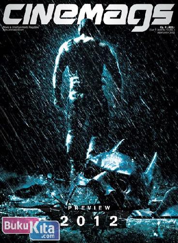 Cover Buku Majalah Cinemags #151 (cover Batman) - Februari 2012
