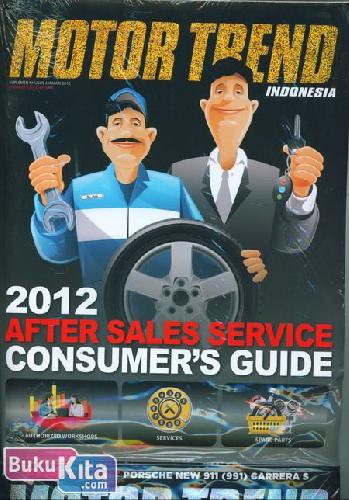 Cover Belakang Buku Majalah Motor Trend Indonesia #01 - Januari 2012