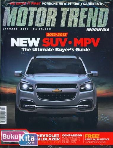 Cover Buku Majalah Motor Trend Indonesia #01 - Januari 2012