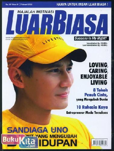 Cover Buku Majalah Motivasi Luar Biasa no. 38 - Februari 2012