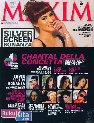 Cover Buku Majalah Maxim #75 - Februari 2012