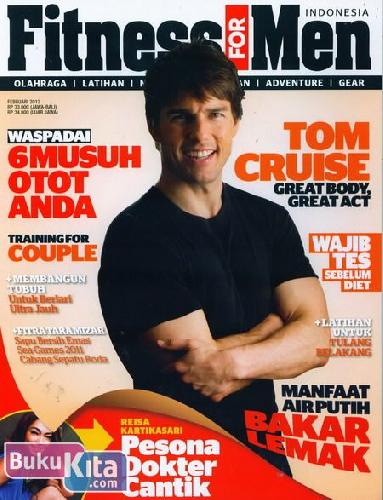 Cover Buku Majalah Fitness For Men - Februari 2012