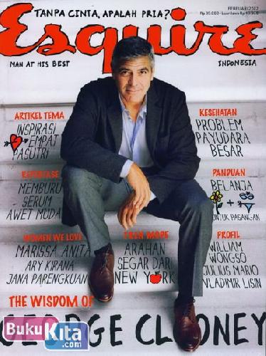 Cover Buku Majalah Esquire #60 - Februari 2012