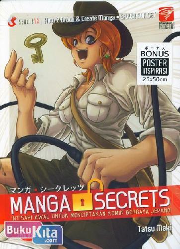 Cover Buku Manga Secrets : Intisari Awal Untuk Menciptakan Komik Bergaya Jepang