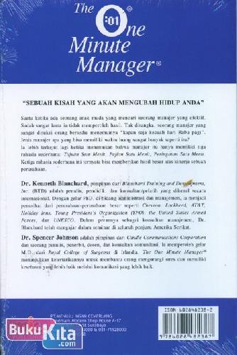Cover Belakang Buku The One Minute Manager