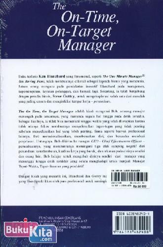 Cover Belakang Buku The On-Time, On-Target Manager