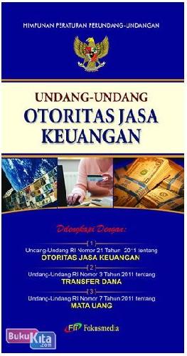 Cover Buku Undang-Undang Otoritas Jasa Keuangan