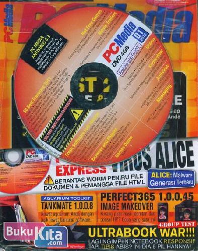 Cover Buku Majalah PC Media Ekonomis #01 - 2012 (dengan DVD)