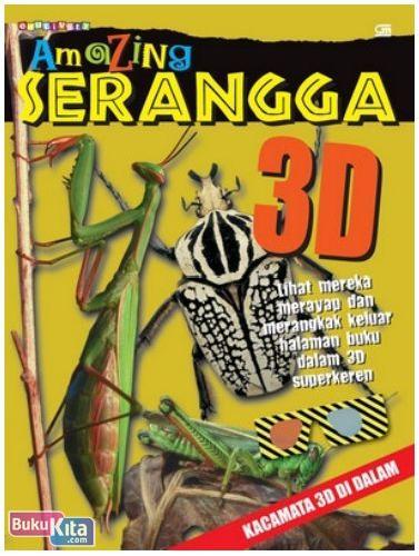 Cover Buku Amazing 3D : Serangga