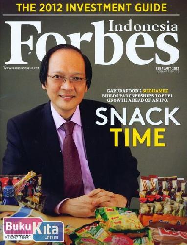 Cover Buku Majalah Forbes Indonesia Volume 3 Issue 2 - Februari 2012
