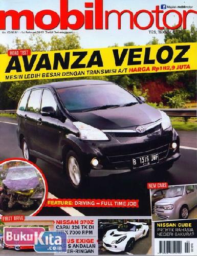 Cover Buku Majalah Mobil Motor No. 02| 1 - 14 Februari 2012