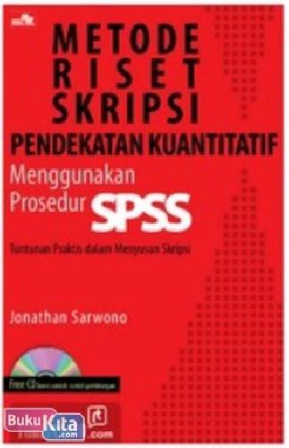 Cover Buku Metode Riset Skripsi dengan SPSS