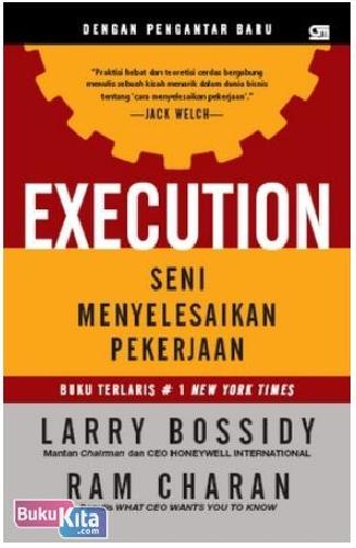 Cover Buku Execution : Seni Menyelesaikan Pekerjaan