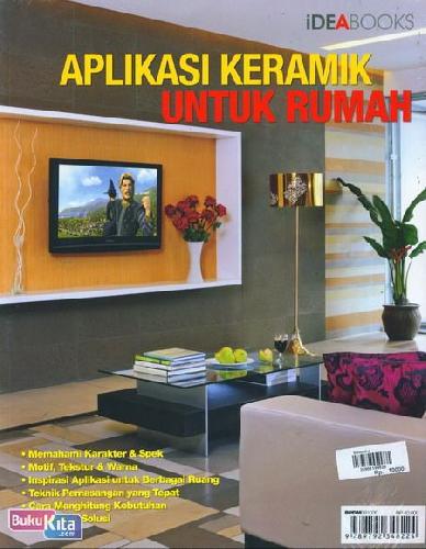 Cover Buku Aplikasi Keramik Untuk Rumah