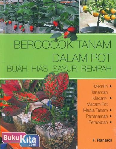 Cover Buku Bercocok Tanam Dalam Pot Buah, Hias, Sayur, Rempah