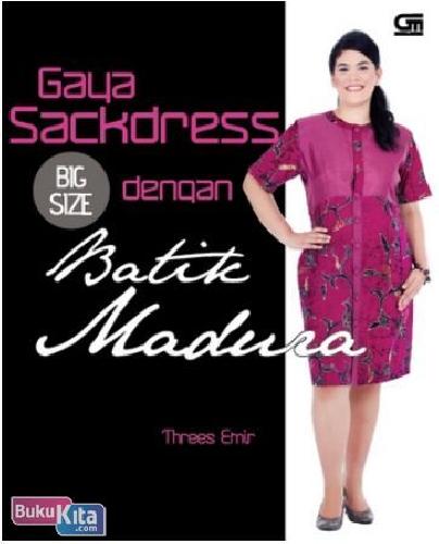 Cover Buku Gaya Sackdress Big Size dengan Batik Madura