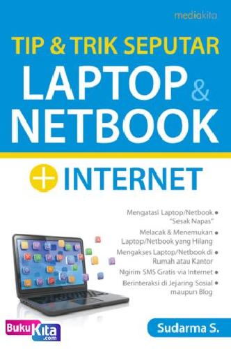 Cover Buku Tip & Trik Seputar Laptop & Netbook + Internet