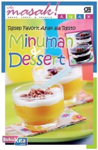 Cover Buku Minuman & Dessert Favorit Anak